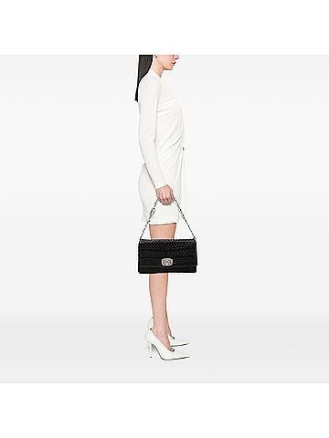 Miu Miu Large Matelasse Nappa Crystal Satchel (view 2)