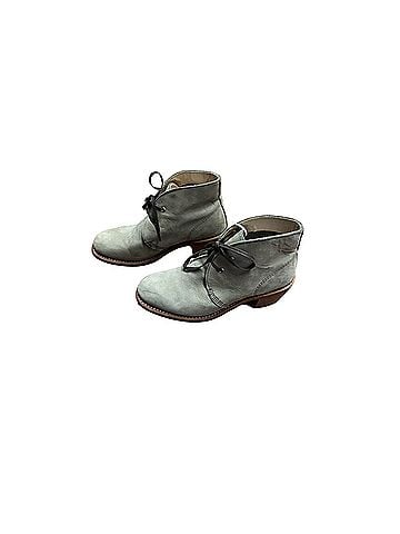 Red Wing Shoes heritage lillian? mid heel 3396 grey nubuck 5.5B Boots (view 2)
