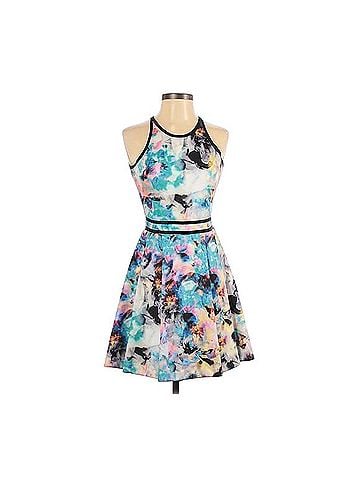 Parker Emmy Fit &amp; Flare Mini Dress Cocktail Dress (view 2)
