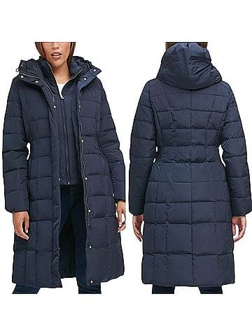 Cole Haan Box-Quilt Down Puffer Coat Coat (view 1)