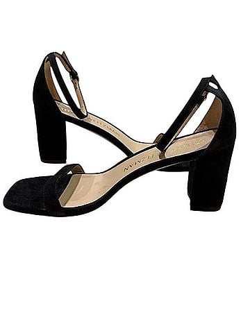Stuart Weitzman Nudistcurve 75 Block Heel Sandal Heels (view 2)