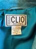 Clio 100% Leather Blue Jacket Size M (petite) - photo 3
