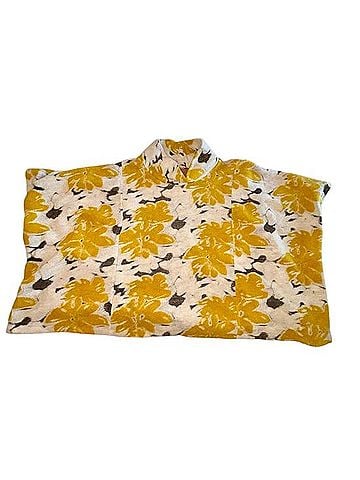 Anthropologie Clustered Flora Cowlneck Poncho Poncho (view 2)