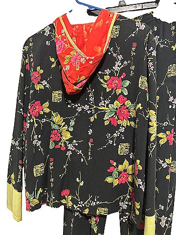 Anne Carson Long Sleeve Silk Top (view 2)