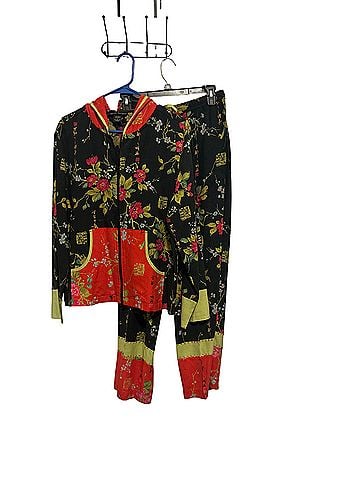 Anne Carson Long Sleeve Silk Top (view 1)