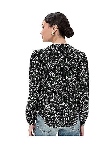 Veronica Beard Long Sleeve Blouse (view 2)