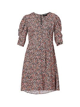 The Kooples Puff Sleeve Crepe Mini Dress Cocktail Dress (view 2)