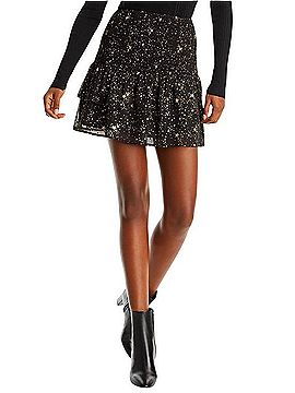 Aqua Celestial Star Casual Skirt (view 1)