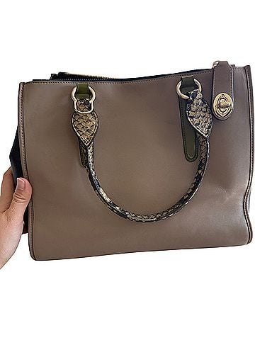 Coach Crosby Colorblock Leather Tote (view 2)
