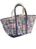 L.L.Bean 100% Canvas Plaid Multi Color Tote One size - photo 1