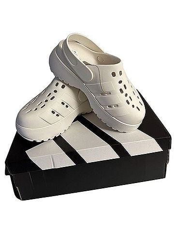 Adidas Adilette Platform Clogs Sandals (view 1)