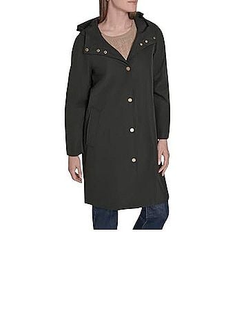 Tommy Hilfiger Hooded Walker Coat Coat (view 2)