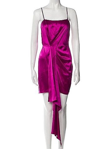fleur du mal Brushed Silk Mini Dress Cocktail Dress (view 1)