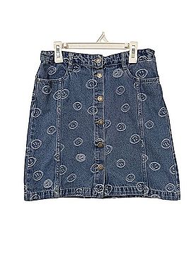 Molo Bera Denim Skirt (view 2)