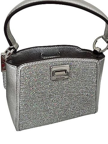 Kate Spade New York Silver Glitter Mini Top-Handle Bag Crossbody Bag (view 2)