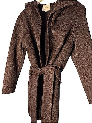 Vince. Black Teddy Jacket With Plush Texture Jacket (view 1)