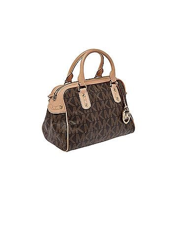 Michael Kors Leather Satchel (view 2)