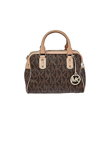 Michael Kors Leather Satchel (view 1)