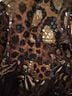 Ruby Rd. Animal Print Brown Black Gold Jacket Size 18 - photo 4