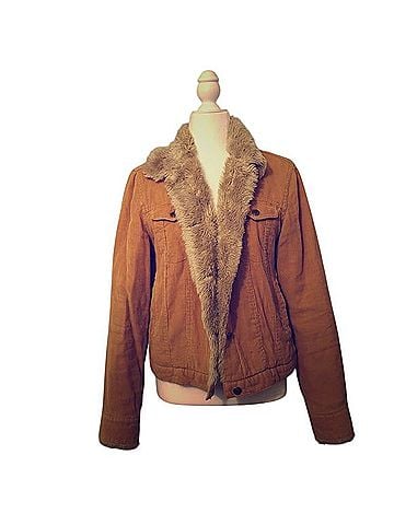 Arizona Jean Company corduroy faux fur jacket Jacket (view 1)