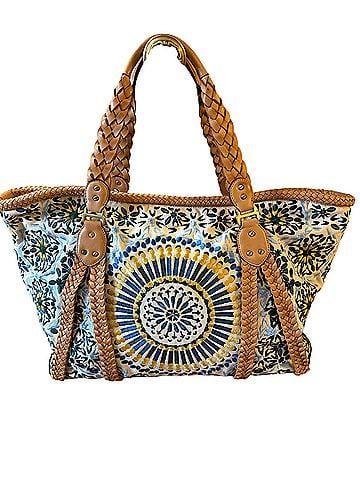 Cole Haan sierra embroidery Leather Tote (view 1)