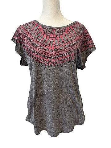 Lucky Brand Short Sleeve Blouse (view 1)