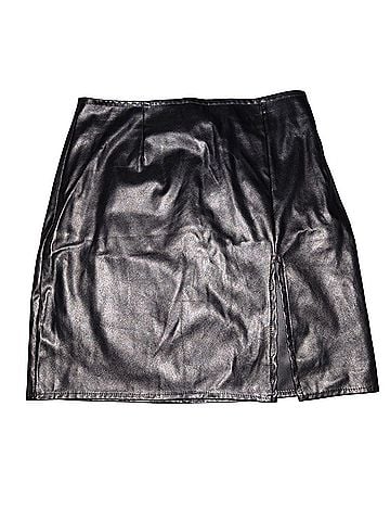 Windsor Faux Leather Skirt (view 1)