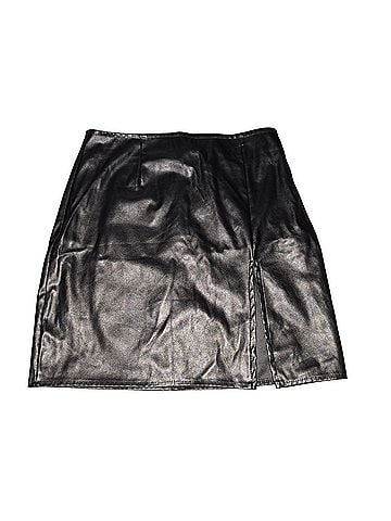 Windsor Faux Leather Skirt (view 2)