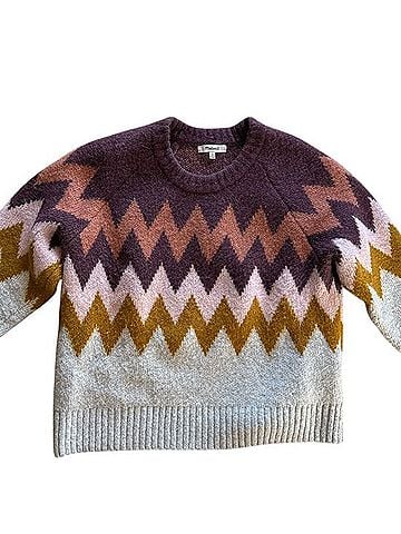 Madewell Wool Alpaca Blend Colorwork Sweater Wool Sweater (view 1)