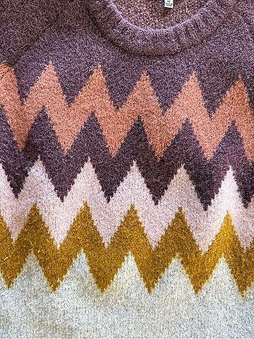 Madewell Wool Alpaca Blend Colorwork Sweater Wool Sweater (view 2)