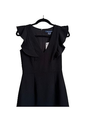 French Connection whisper ruffle dress Cocktail Dress (view 2)