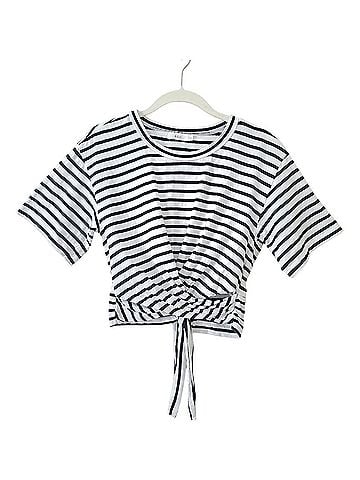 A.L.C. A.L.C. Jules Cotton Cropped T-shirt Tee Short Sleeve Blouse (view 1)