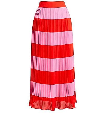 J.Crew Pleated Midi Skirt Casual Skirt (view 1)