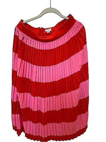 J.Crew Pleated Midi Skirt Casual Skirt (view 2)