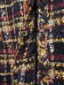 Talbots 50% Polyester 30% Acrylic 12% Wool 7% Nylon 1% Metallic Fiber 100% Polyester Multi Color Blazer Size 14 - photo 4