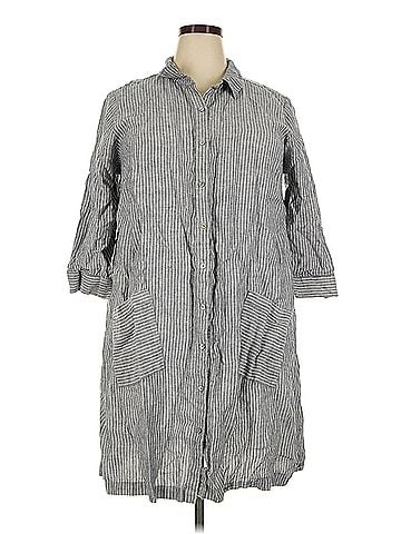 J.Jill J.Jill 3/4 Sleeve Button Down Shirt (view 1)