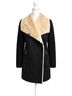 Calvin Klein Black Ivory Coat Size S - photo 2