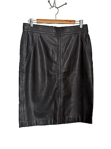 Ann Taylor Leather Skirt (view 1)