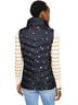 Talbots 100% Polyester Print Blue Gold Vest Size M - photo 2