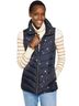 Talbots 100% Polyester Print Blue Gold Vest Size M - photo 1