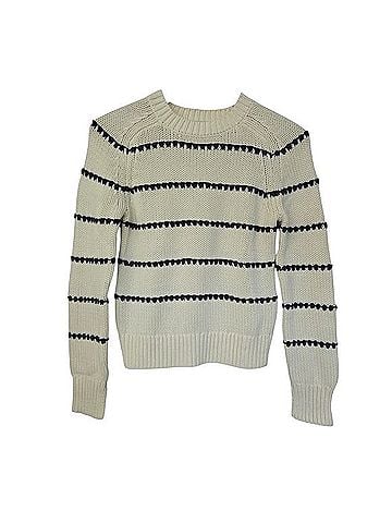 Madewell Textured Cotton Crewneck Pullover Sweater (view 1)