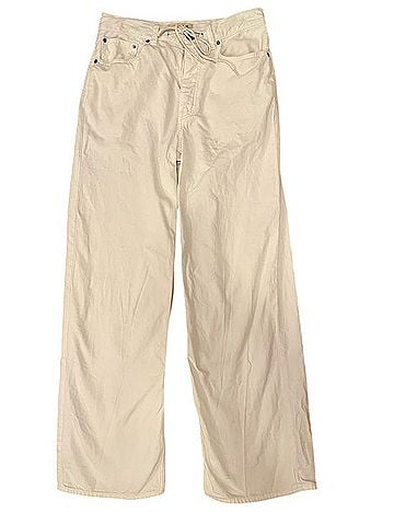 Madewell Low Slung Baggy Wide-Leg Drawstring Jeans (view 2)