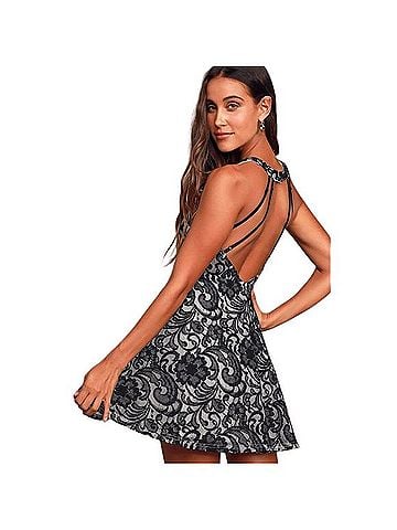 Lulus Enchanting Evening Cocktail Dress (view 1)