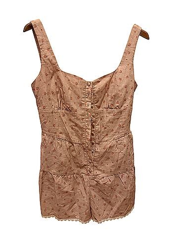 Backyard Roses Romper (view 1)