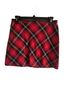 A. Byer Plaid Red Black Skort Size 9 - photo 1