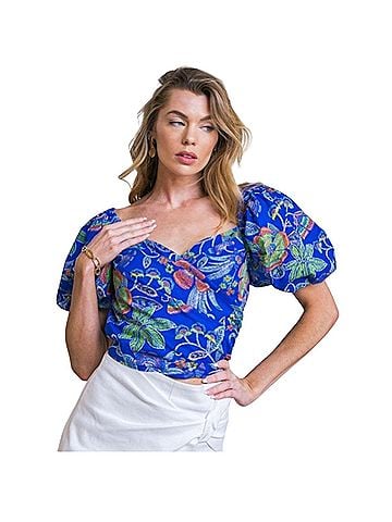 Flying Tomato Short Sleeve Blouse (view 1)