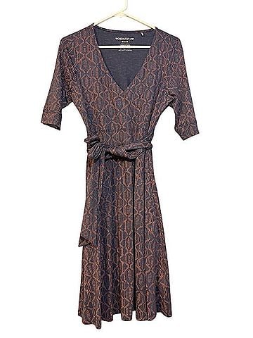Toad & Co Cue Wrap Cafe Dress Casual Dress (view 1)