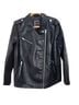 Lane Bryant Faux-Leather Moto Stretch Sleeve Jacket Jacket - photo 1