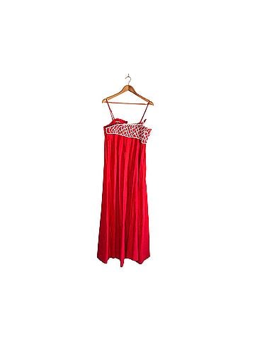 FARM Rio Red Fish Linen Maxi Casual Dress (view 2)