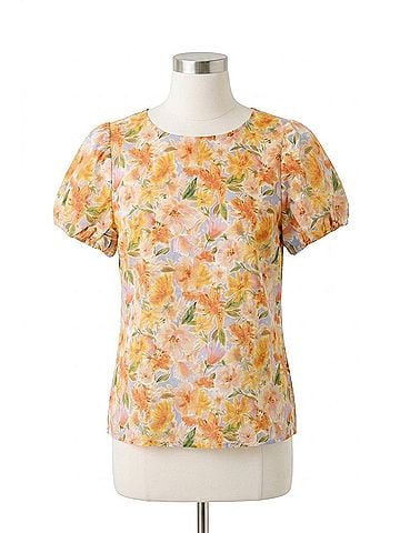 Staccato Hillard Top in Orange (view 1)
